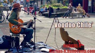 Super LAIDBACK Voodoo Chile - busking in Portsmouth