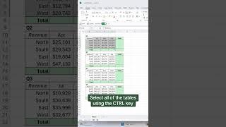 How to automatically sum your data.  #excel #tutorial #autosum