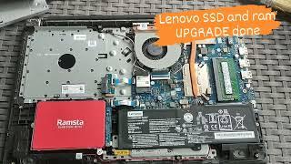 Lenovo IdeaPad 130-15IKB SSD and RAM upgrade