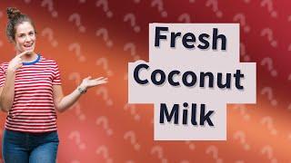 How do you keep coconut milk from going bad?