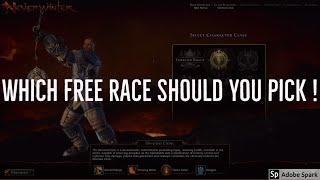 Which Free Race Is BIS For Each Class!? ||Neverwinter M19||