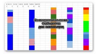 Как расположить полоски? Последовательность ФИБОНАЧЧИ #ЛюдмилаТен