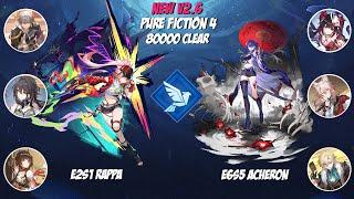 NEW Pure Fiction 4 | E2S1 Rappa x E6S5 Acheron | 80000 Score | Honkai Star Rail 2.6