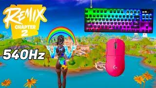 SteelSeries Apex Pro Mini ASMR  Solo Gameplay  Satisfying Keyboard Fortnite 360 FPS 4K