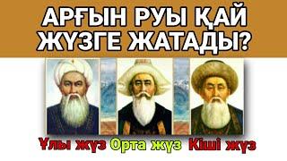 30 РУДЫҢ ҚАЙ ЖҮЗГЕ ЖАТАТЫНЫН ТАП | Қазақ руларын қаншалықты білесің? | QYZYQTY QUIZ