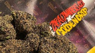 Zaba Cannabis x Golden Drip  Exotic Strain Review • The420World 