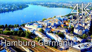 Hamburg Germany in 4K ULTRA HD Drone