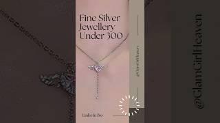 Fine Silver jewellery Under 300 #finejewelry #trending #amazon #cuteoutfits #simplejewellery #cute