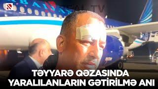 Qəzada sağ qalan 2 ekipaj üzvü Stüardessa Aydan Rəhimli və Stüard Zülfüqar Əsadov artıq Bakıdadır