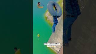 Kesa lga water tube stunt comment plz#watersports #swimming #trending #viralvideo #shortvideo