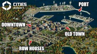 How to Build Realistic Places in your Cities Skylines 2 city: Old town and Port