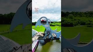 The Amazing Falkirk Wheel, Scotland's Rotating Boat Lift #shorts