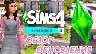 СИМС 4 В УНИВЕРСИТЕТЕ /ОБЗОР ОБНОВЛЕНИЯ SIMS 4 |TH4