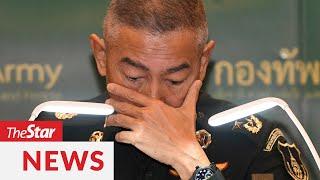 Thai army chief in tearful apology for mass shooting by rogue soldier