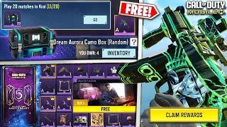 *NEW* Free Crates & Strongboxes | Unlock More Dream Aurora Camos | COD Mobile | CODM