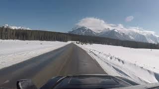 Banff to Lake Minnewanka March 2020