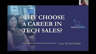 Why Choose a Career in Tech Sales? | Webinar | memoryBlue