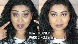 How To Cover Dark Circles and Stop Under Eye Creasing / Nishi V