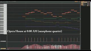 Opera House at 0:00 AM (saxophone quartet)