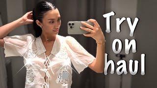 [4K] Try on Haul Transparent Clothes | No Bra Challenge 2024 Trend New | Sweet Mei Lee