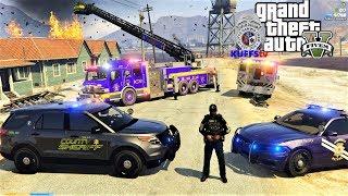 KUFFStv #4 - Watch Multiple Officers LIVE, As It Happens! - GTA FiveM KUFFS vRP Police Roleplay