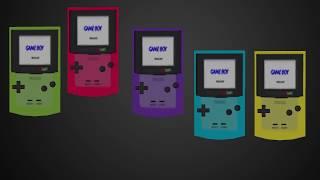 Gameboy Color - Low Poly Pixel Model