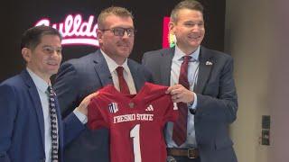 Fresno State introduces its newest head coach, Matt Entz