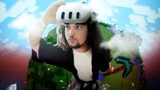 MADE MINECRAFT INTO THE PERFECT VR GAME!