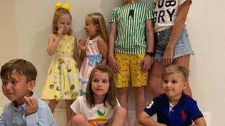 like #nastya with #diana and #roma | and friends