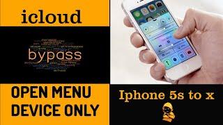 IPHONE 5S OPEN MENU ICLOUD BYPASS WITH SIM SIGNAL | IPHONE 5S TO X