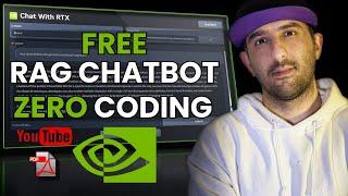 Nvidia's Free RAG Chatbot supports documents and youtube videos (Zero Coding - Chat With RTX)