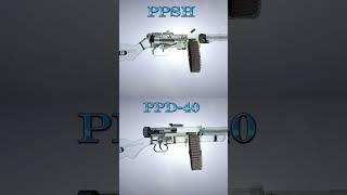 PPSh PPD-40 Submachine Guns