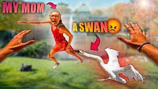 ESCAPING ANGRY MOM !! (Epic Parkour Chase on Rooftop)