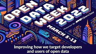 Improving how we target developers and users of open data