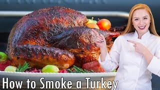 How to Smoke a Turkey for Thanksgiving!! Traeger Grill Tutorial! The BEST Turkey EVER!!!