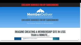 Member Deliver Review and Bonus