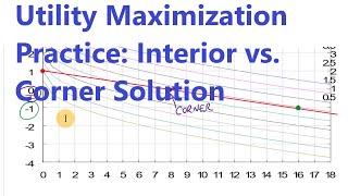 Utility Maximization Part 5: Practicing with Cobb-Douglas, Quasilinear, and a Corner Solution