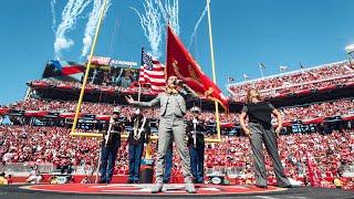 World's Youngest Mariachi Mateo Lopez Sings National Anthem at Levi's® Stadium | 49ers