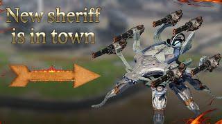 Dagon with sheriff magnetar is absolutely destroying robots! | War Robots |