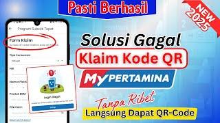 Solusi Tidak Bisa Klaim Kode QR di MyPertamina | Solusi PIN Klaim Kode QR Salah Terus | Cara Klaim