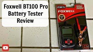 Foxwell BT100 Pro Battery Analyzer Review , Batter Tester