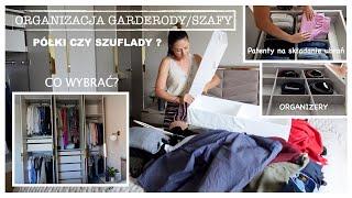 VLOG: ORGANIZACJA SZAFY/GARDEROBY | PATENTY NA SKŁADANIE