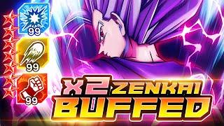 2x ZENKAI BUFFED 14* MAX ARTS BOOST UL BEAST GOHAN! DIMENSION SHATTERING! | Dragon Ball Legends