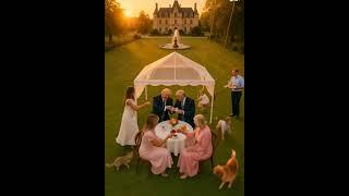 Royal Tea at Sunset — A Dreamy Evening with Trump & Charles Families
