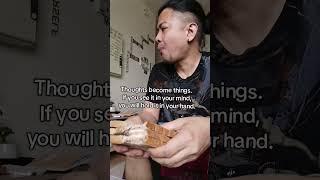 "Thoughts become things. If you see it in your mind, you will hold it in- "#youcreateyourownreality