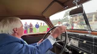 Wayne Carini Driving his Lincoln K at Pebble Beach