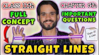 Straight Lines Class 11 |Chapter 9 | New Syllabus/Full Concept/Questions/Solutions/One Shot/Maths