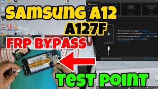 Samsung a12 FRP bypass test point | SM-A127F frp bypass via chimera