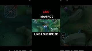 ingat nafsu membunuhmu #mobilelegends #mlbb #gaming #gameplay #shorts #short #shortvideo #ling