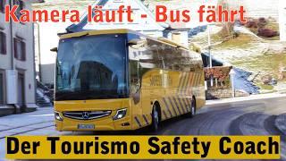 Kamera läuft - Bus fährt: Mercedes-Benz Tourismo